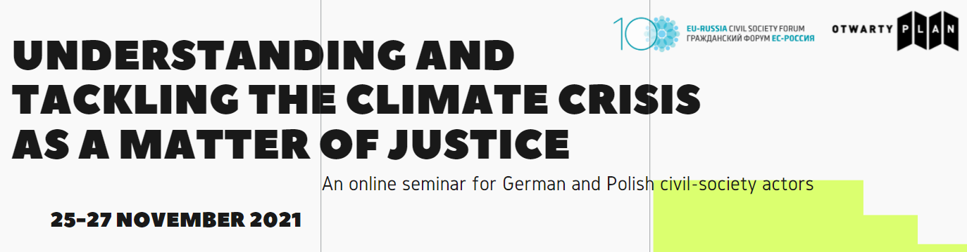 Climate Crisis and Rasism - seminar